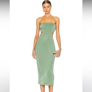 Not Yours To Keep Arielle MIDI Dress.